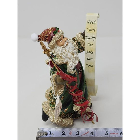 Vintage Home Interiors Classic Santa Clause Holding Naughty & Nice List NIB - Picture 10 of 12